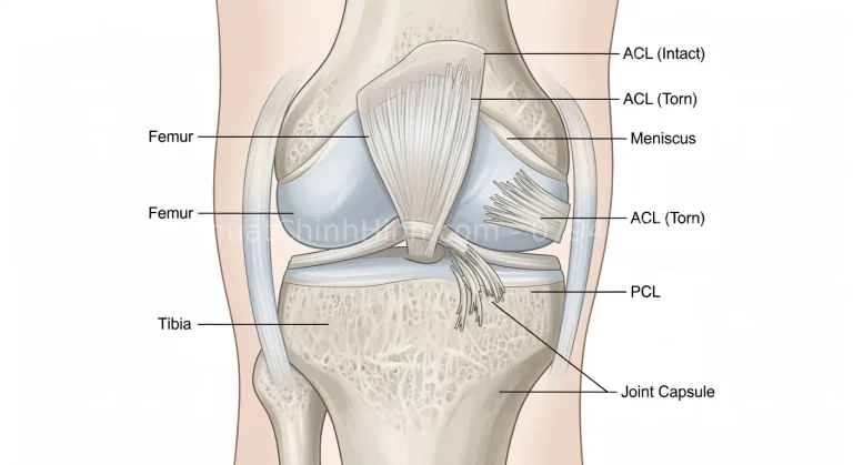 Đứt dây chằng chéo trước (ACL): Nguyên nhân, dấu hiệu và điều trị
