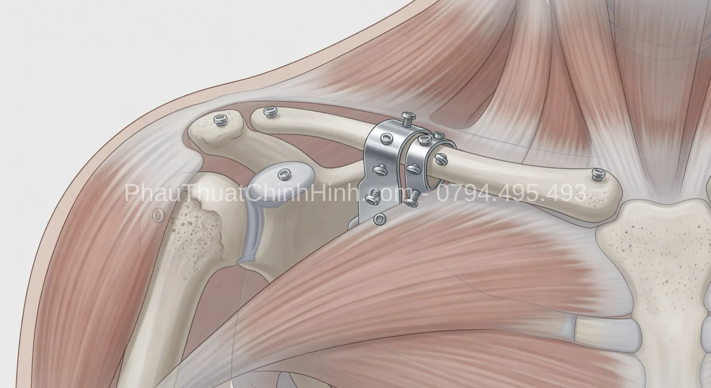 kết hợp xương đòn bằng nẹp vít