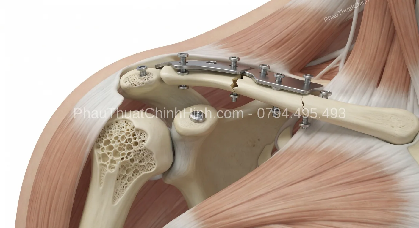 phẫu thuật gãy xương đòn