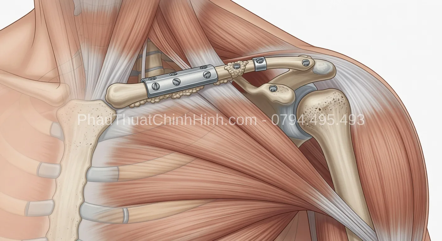 phục hồi sau mổ gãy xương đòn